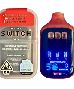 BOUTIQ SWITCH V5 (3 in 1) “CHERRY GELATO” (H) x “FRUIT STRIPE” (H)