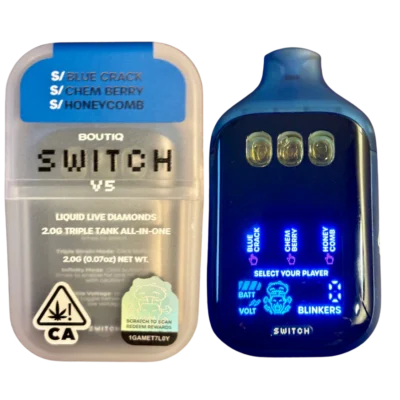 BOUTIQ SWITCH V5 (3 in 1) “BLUE CRACK” x “CHEM BERRY” x “HONEYCOMB” (SATIVA