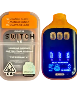 BOUTIQ SWITCH V5 (3 in 1) “ORANGE SLUSH” (S) x “MANGO RUNTZ” (I) x “GUAVA GELATO” (H)